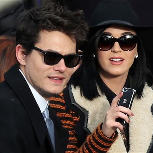Katy Perry volvió con su novio John Mayer