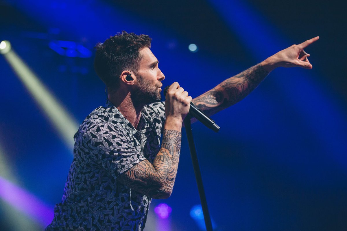 Maroon 5 en el escenario del iTunes Festival