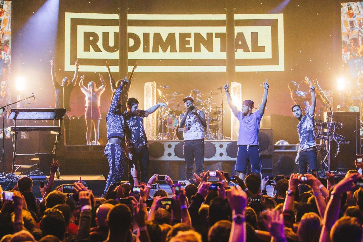 La presentación de Rudimental en el iTunes Festival
