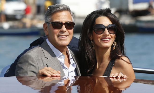 George Clooney y Alamuddin se casa ahora por lo civil