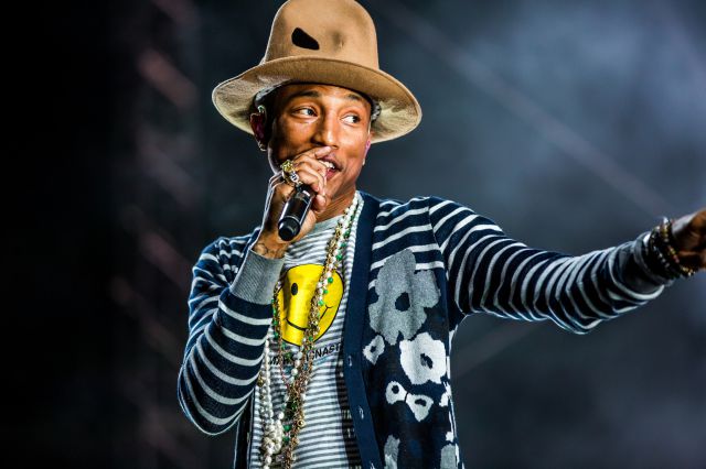 Pharrell Williams, feliz de tener su estrella en el Paseo de La Fama
