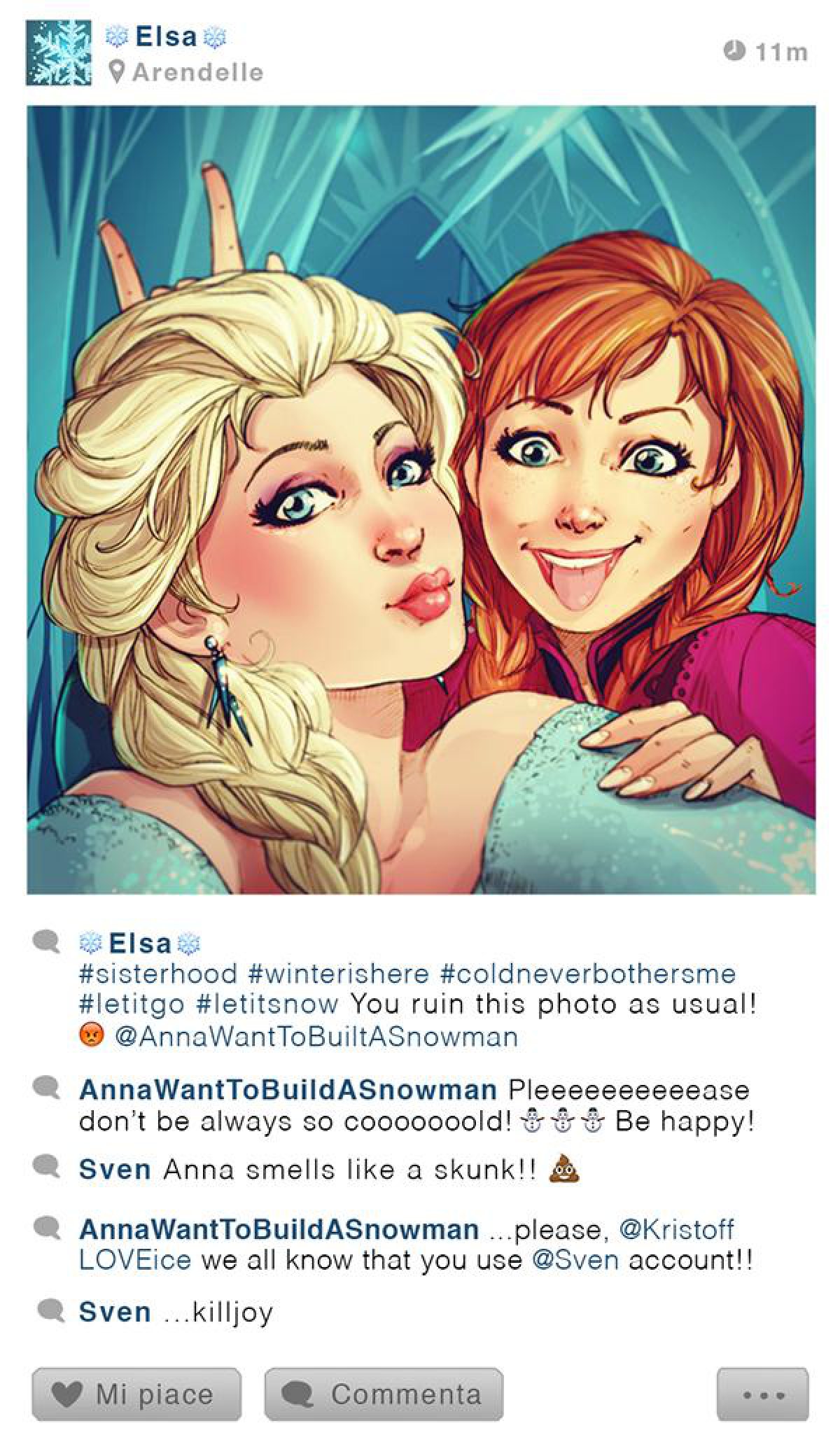 ¿Cómo sería el Instagram de los personajes de Disney?