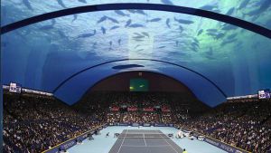 Planean construir una cancha de tenis bajo el agua en Dubai