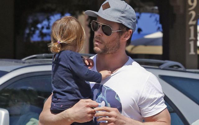 La hija de Chris Hemsworth quiere ser como sus hermanos