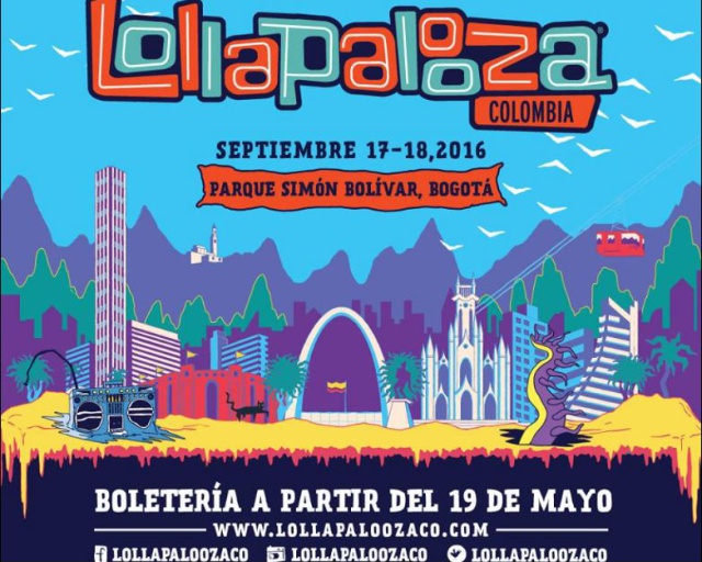 Confirman las fechas oficiales de Lollapalooza Colombia