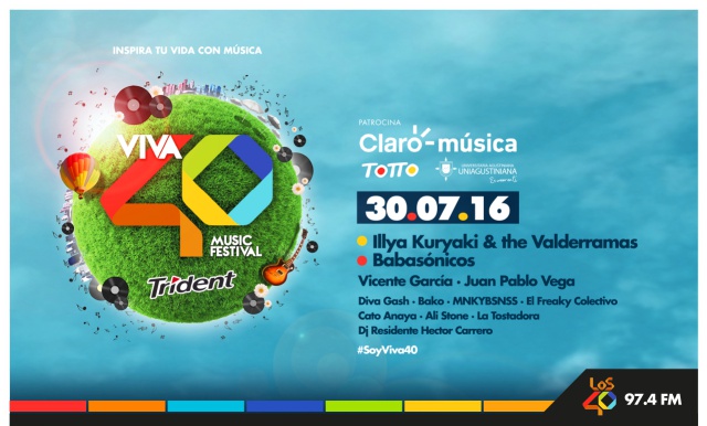 Conoce el cartel completo del Viva 40 Music Fest