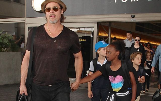 El reencuentro de Brad Pitt con sus hijos tras su separación de Angelina Jolie