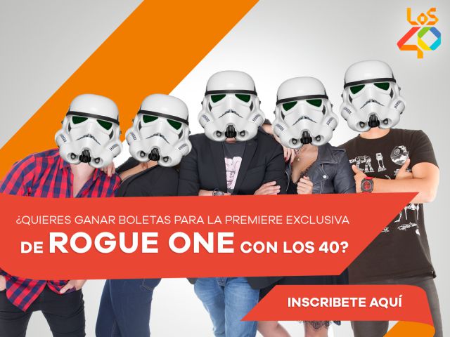 El Morning 40 te lleva a la premiere de ‘Rogue One: Star Wars’