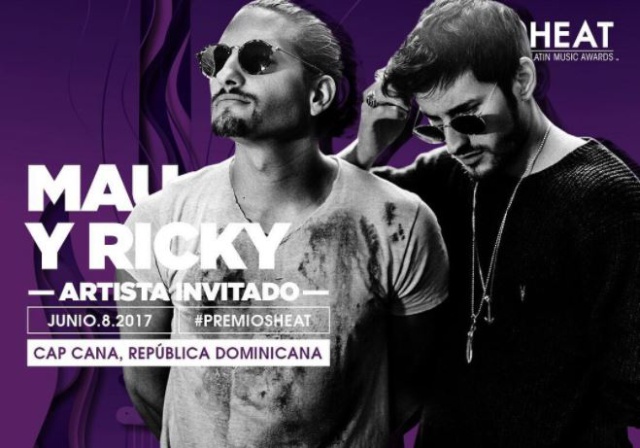 Mau y Ricky se presentarán en los Heat Latin Music Awards