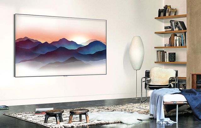 El nuevo televisor de Samsung se 'camufla' en la pared