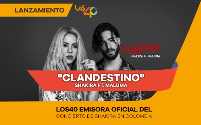 Shakira estrena 'Clandestino', una nueva colaboración con Maluma.
