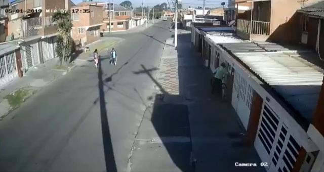 (Imágenes fuertes) Patrulla de policía atropelló a un perrito en Bogotá y huyó