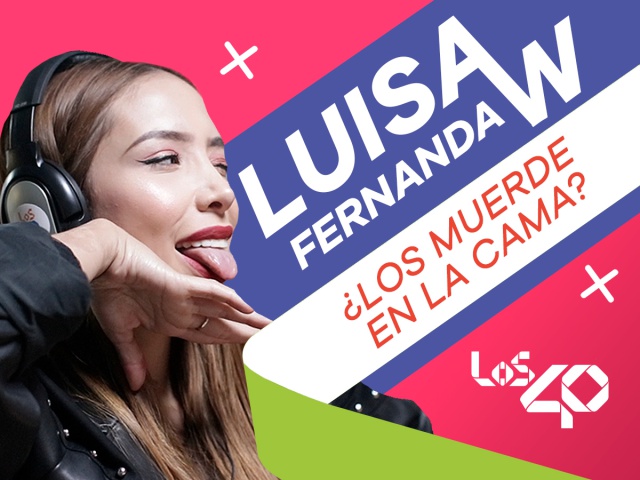 Luisa Fernanda W se destapó en 