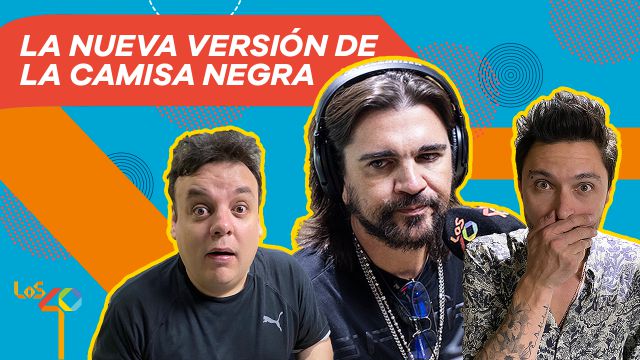 [Video] Juanes presentó en Los 40 su nueva versión de ‘La camisa negra’ 🤣