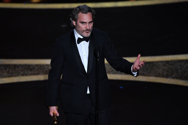 Joaquin Phoenix brindó un emotivo discurso en los Óscar