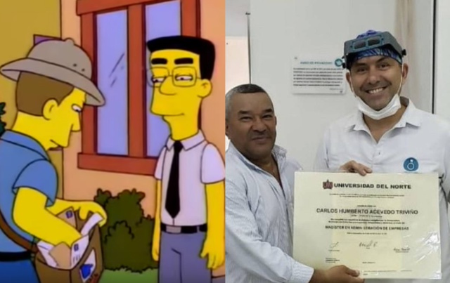Los Simpson predicen la entrega de diplomas a domicilio