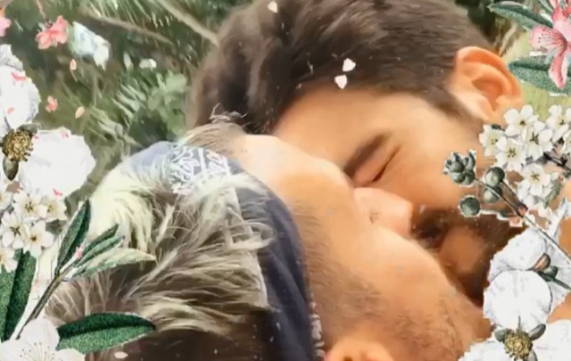 Cuñado de Camilo le roba un beso frente a Evaluna