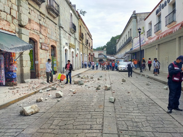 Las fuertes imágenes que dejó el temblor en México