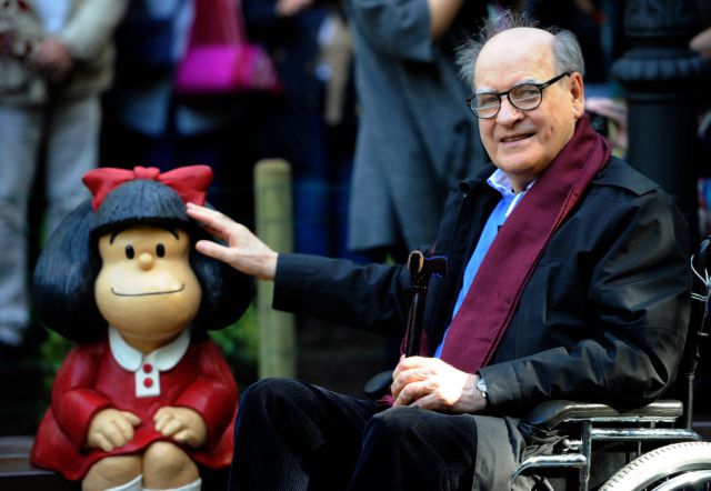 Muere a los 88 años Quino, el padre de 'Mafalda'