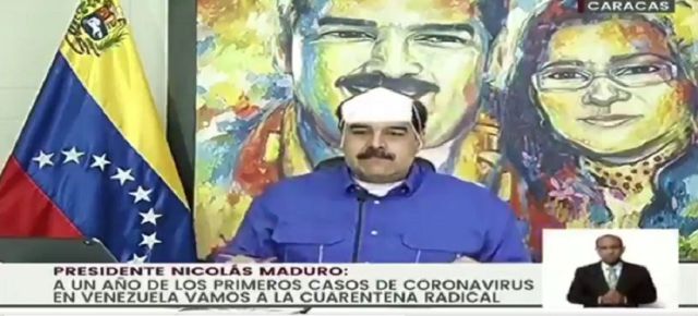 “Que cubra bien, aquí, la pantorrilla”, polémico mensaje por parte del presidente Nicolas Maduro en el que explica cómo llevar el tapabocas