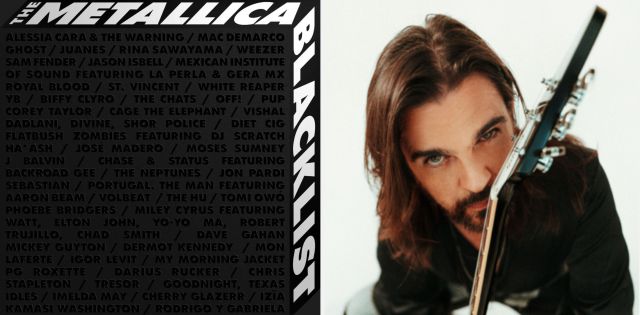 El potente cover de ‘Enter Sandman’ que Juanes hizo para el nuevo álbum de Metallica