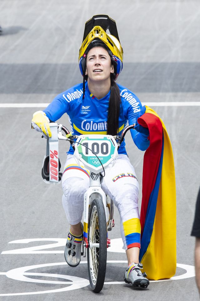 Mariana Pajón/medallista olímpica Tokio 2020/ foto por: Tom Weller/DeFodi Images via Getty Images 