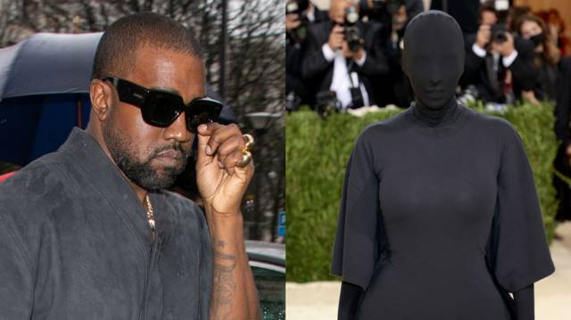 MET GALA 2021: Kanye West reacciona al polémico atuendo de Kim Kardashian 