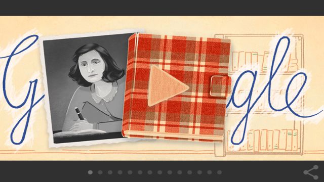 Doodle de Google honra a Ana Frank: hace 75 años se publicó su diario 