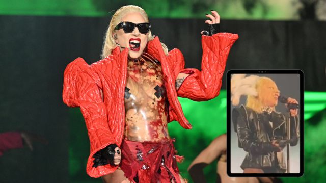 Lady Gaga recibió golpe en la cara con un peluche en pleno concierto