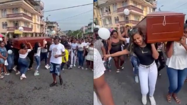 Mujeres despidieron a una amiga el día de su funeral al ritmo de ‘La quemona’