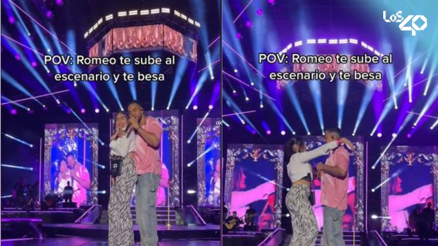 Hija de Yepes goleó en concierto de Romeo Santos: se montó al escenario y besó al cantante