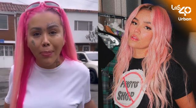 Yina Calderón enojada porque Karol G también se pintó el cabello de rosado: 