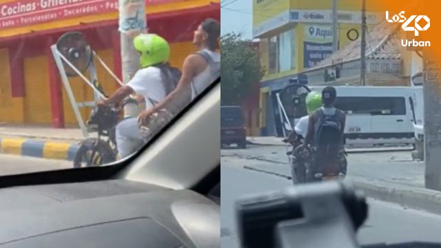 Ingenio colombiano nivel: le puso ventilador a su moto para no aguantar calor